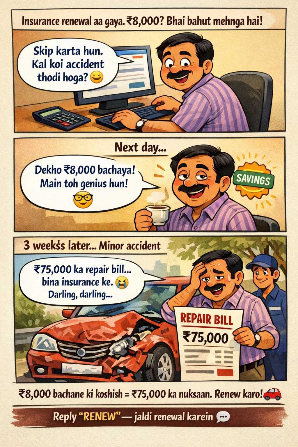 Sample insurance ad