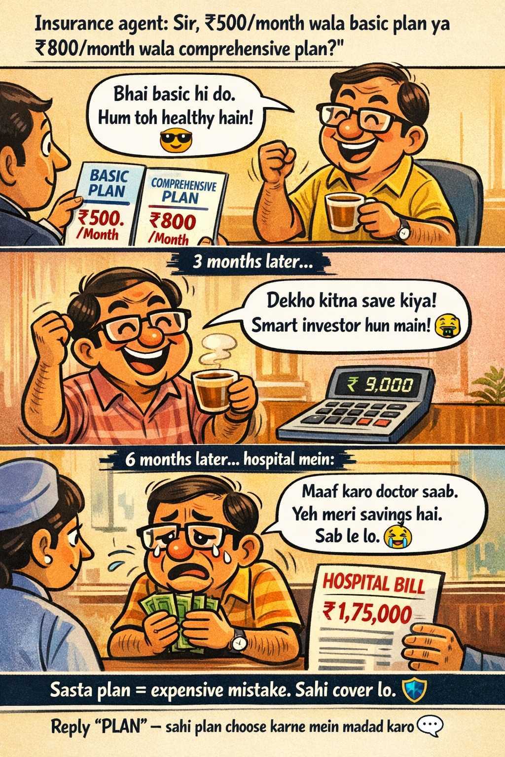 Sample insurance ad
